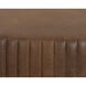 Divano 17 inch Lucia Tobacco Leather Ottoman